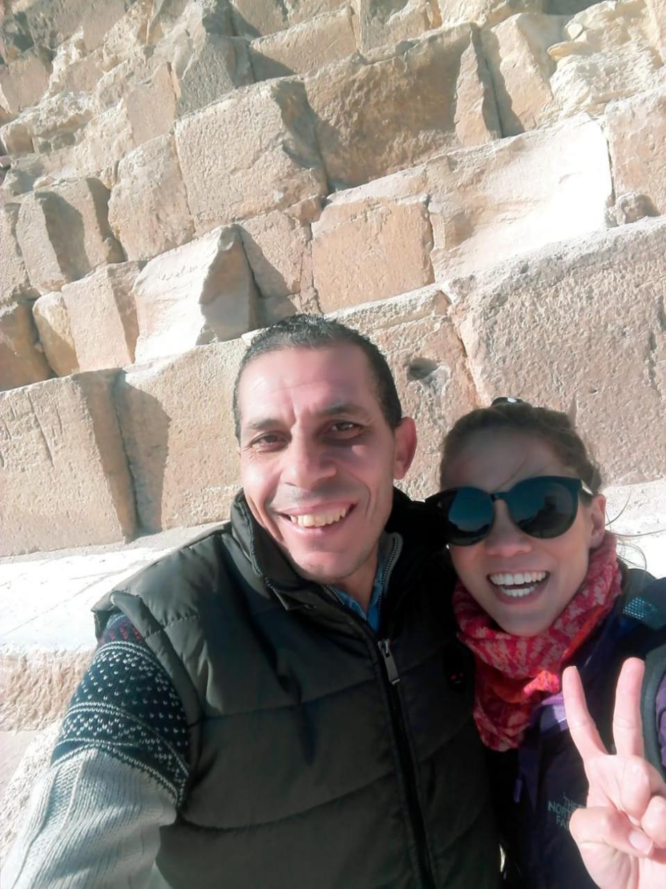 Maged Pyramids View Inn Kafret el-Gabal Kültér fotó